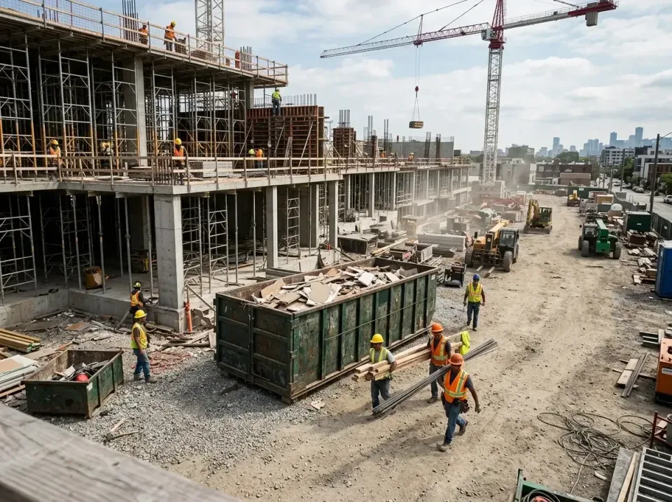 commercial-construction-site-w-002 — frequently asked questions, Low Cost Construction Dumpster Rental in Pines Lake, NJ